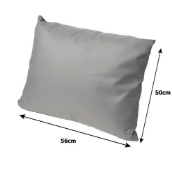 Coussins de canapé meubles de jardin en résine tressée Gris, Coussins balançoire 130x50x50cm Coussin de banc extérieur -Mix