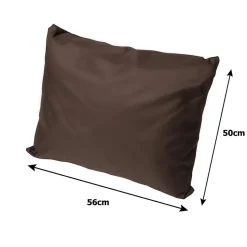 Coussins de canapé meubles de jardin en résine tressée Marron, Coussins balançoire 130x60x50cm Coussin de banc extérieur -Mix
