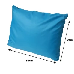 Coussins de canapé meubles de jardin en résine tressée Bleu, Coussins balançoire 120x60x50cm Coussin de banc extérieur