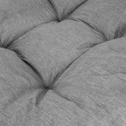 Coussins Palette lot x2 en polyester BANANAIR 120x80cm/120x40cm Gris