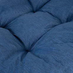 Coussins Palette lot x2 en polyester BANANAIR 120x80cm/120x40cm Bleu