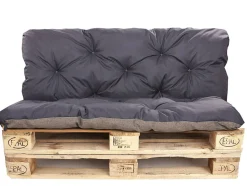 Coussins palettes 120x80 / 120x50cm coussins de palette Bleu foncé, coussins de canapé de jardin, coussin palette exterieur
