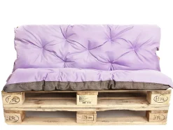Coussins palettes 120x60 / 120x60cm coussins de palette Violet clair, coussins de canapé de jardin, coussin palette exterieur