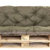 Coussins palettes 120x60 / 120x50cm coussins de palette Vert, coussins de canapé de jardin, coussin palette exterieur