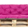 Coussins palettes 120x60 / 120x50cm coussins de palette Rosa, coussins de canapé de jardin, coussin palette exterieur