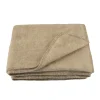 Couverture chaude laine et mohair (240x260 cm - Lin)
