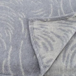 Couverture laine Mérinos très douce (220x240 cm - Gris)