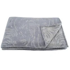 Couverture laine Mérinos très douce (240x260 cm - Gris)