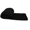 Couverture, plaid polaire 220 x 240 cm en flanelle ultra doux - Noir - Vivezen