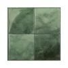 Crédence Adhésive Cuisine et Salle de Bain x4 - Carrelage Mural Smart Tiles, Vert - 22,86 x 22,86cm