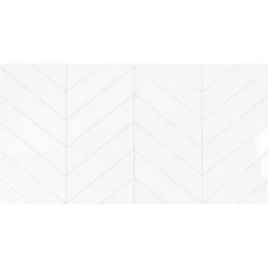 Crédence Adhésive Cuisine et Salle de Bain x2 - Carrelage Mural Smart Tiles, Blanc - 57,3 x 29,41cm