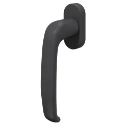 Crémone de fenêtre Govlin aluminium noir anthracite L.13cm GoodHome