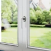 Crémone de fenêtre Minzh aluminium gris chromé L.12cm GoodHome