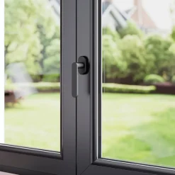 Crémone de fenêtre Minzh aluminium noir L.12cm GoodHome