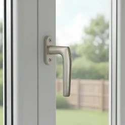 Crémone fenêtre 1/2 baton aluminium doré mat