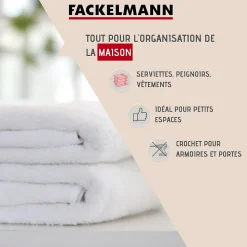 Crochet de porte en acier inoxydable Fackelmann Tecno