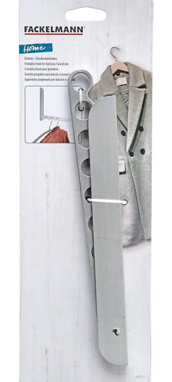 Crochet pliant gris Fackelmann Tecno