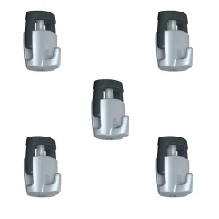 Crochet tableau autobloquant H100 - 20 kg - 2 mm - Accessoire Cimaise Newly Pack de 5