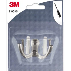 Crochet W GPI métal argenté Hooks 3M
