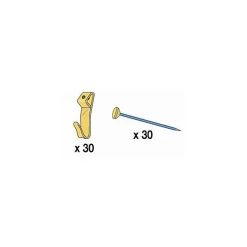Crochet X N° 1 + 30 épingles Le Crochet X vendu par 30 pièces