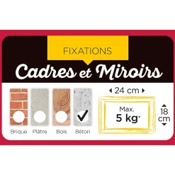Crochet X N° 2 spécial béton vendu par 20 pièces