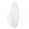 Crochets moyens pour salle de bains avec languettes résistantes à l'eau Command BATH18 transparent givré 2 crochets + 3 languettes
