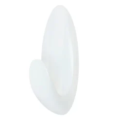 Crochets moyens pour salle de bains avec languettes résistantes à l'eau Command BATH18 transparent givré 2 crochets + 3 languettes