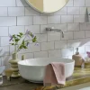 Dalle adhésive murale Wall Tiles premium D-C-Fix® effet marbre blanc L.34,5 x l.30cm
