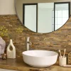 Dalle adhésive murale Wall Tiles premium D-C-Fix® effet plaquette de parement grises L.34,5 x l.30cm