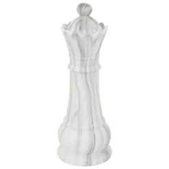 Déco à poser pièces d'échec Olen gris H26,5cm- Multicolore- Atmosphera