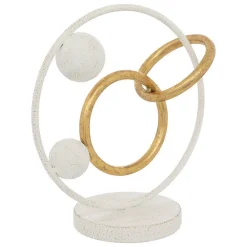 Déco à poser Rob blanc H30cm - Atmosphera