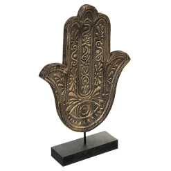 Déco main fatma Oasis - métal - doré - 24x37 cm - Atmosphera