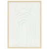 Déco murale Bobby 50x70cm Blanc - Atmosphera