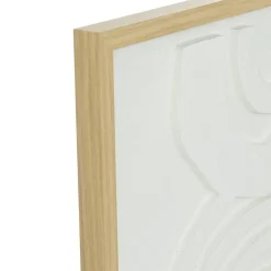 Déco murale Bobby 50x70cm Blanc - Atmosphera
