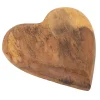 Décoration en bois marron 16x14x4,5 cm