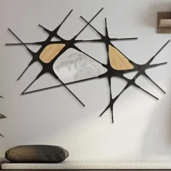 Décoration murale avec miroir Absy 114x2x80 cm