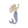 Décoration murale en mdf et métal Sirena 30.5x2x60 cm