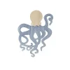Décoration murale en mdf et métal Octopus 41x1.5x57 cm