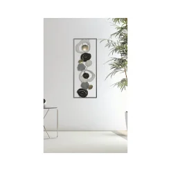 Décoration murale en métal Dixy 28.5x3x74 cm