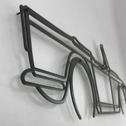 DÉCORATION MURALE EN MÉTAL - Logo de voiture - Marque emblématique allemande