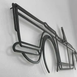 DÉCORATION MURALE EN MÉTAL - Silhouette de voiture - M3 E30