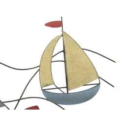 Décoration murale en métal Sea 114.5x3.5x62.5 cm