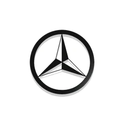 DÉCORATION MURALE EN MÉTAL - Logo de voiture - Marque emblématique allemande