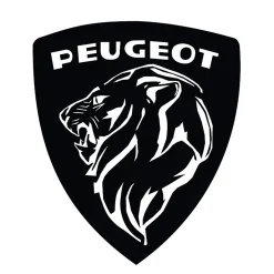 DÉCORATION MURALE EN MÉTAL - Logo de voiture - Marque emblématique française