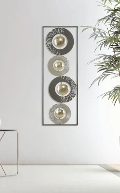 Décoration murale en métal Ring 31x3x89.5 cm