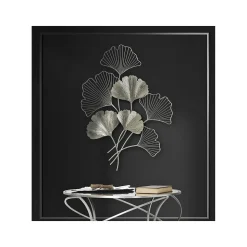 Décoration murale en métal Goxy 62x4x86 cm