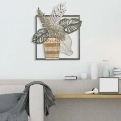 Décoration murale en métal Vaso 54x6.4x62.9 cm