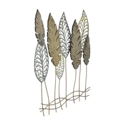 Décoration murale en métal Fogue 75x2.5x87 cm