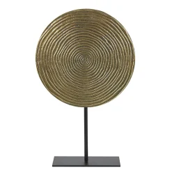 Décoration Rawas métal bronze noir 35x10x56cm