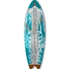 DECLINA, planche de surf décorative, décoration murale, surf déco, alu-dibond, Planche Surf Déco Équilibre Naturel, 100x30 cm